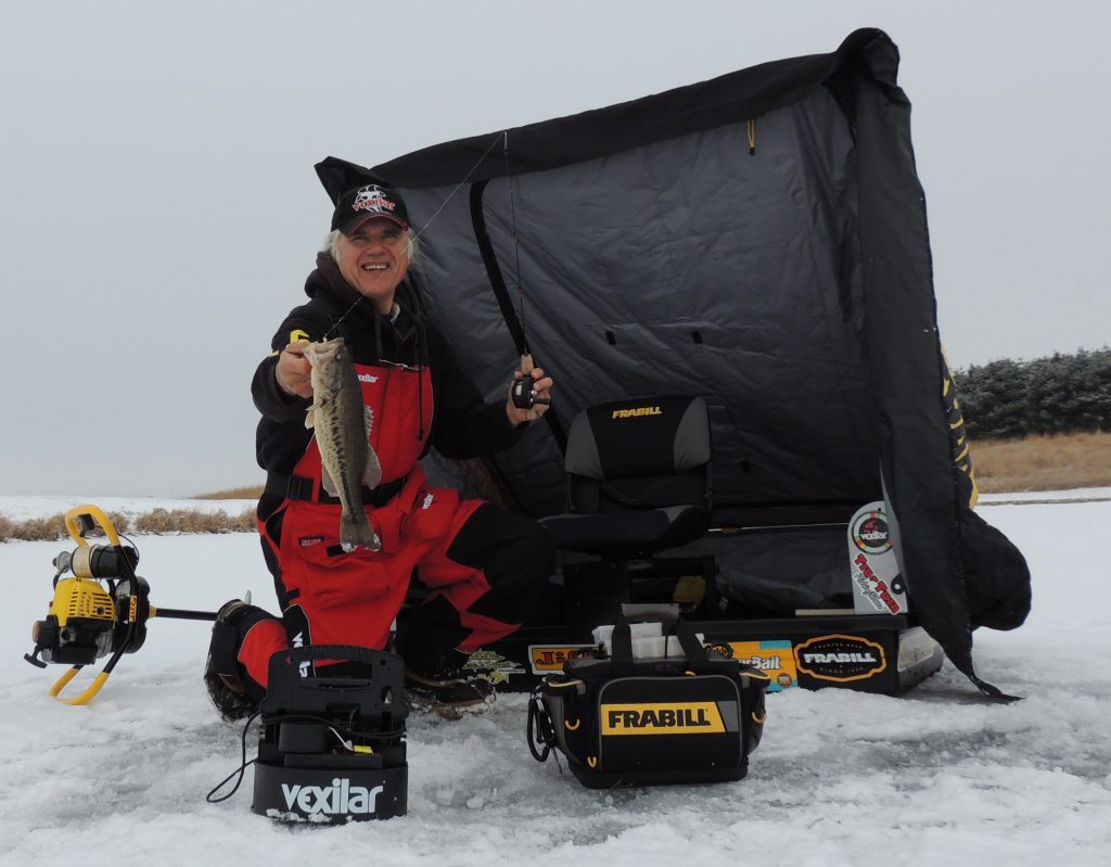 Line watching with Frabill Straight-Line combos is a great way to stay in practice for fishing soft plastics and jigs for bass.