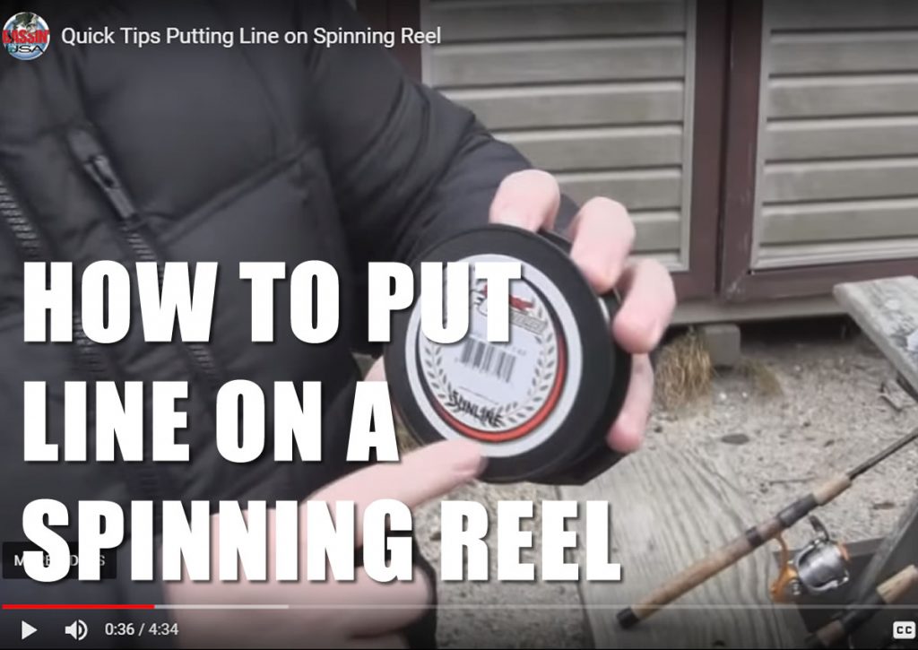 How to Spool a Spinning Reel [VIDEO] - Bass Fishing Videos and