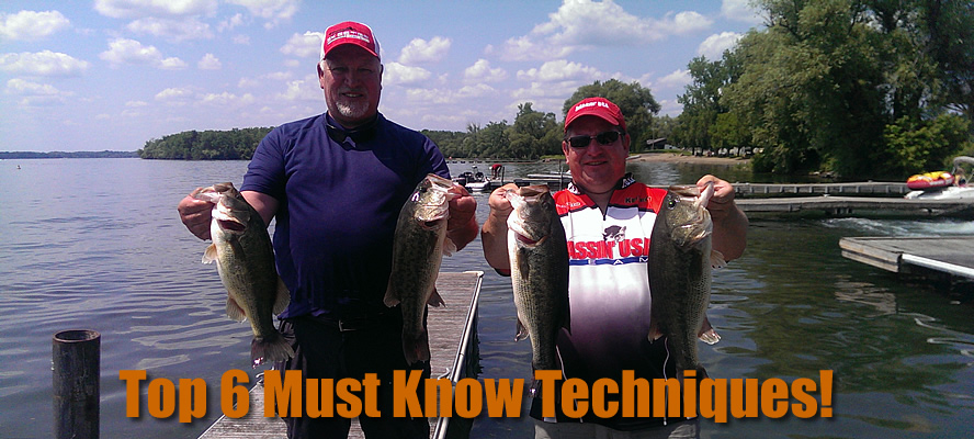 Top 6 Bass Fishing Techniques