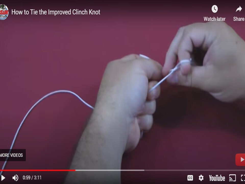 Hot to tie the Improved Clinch Knot