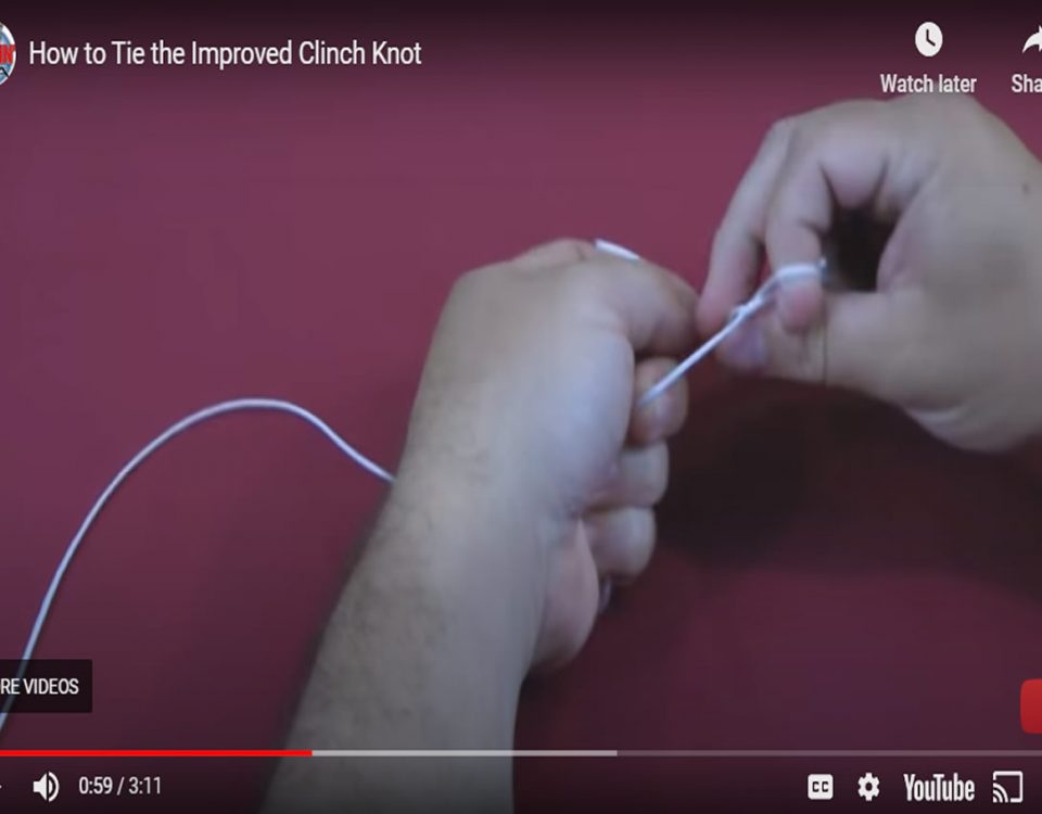 Hot to tie the Improved Clinch Knot