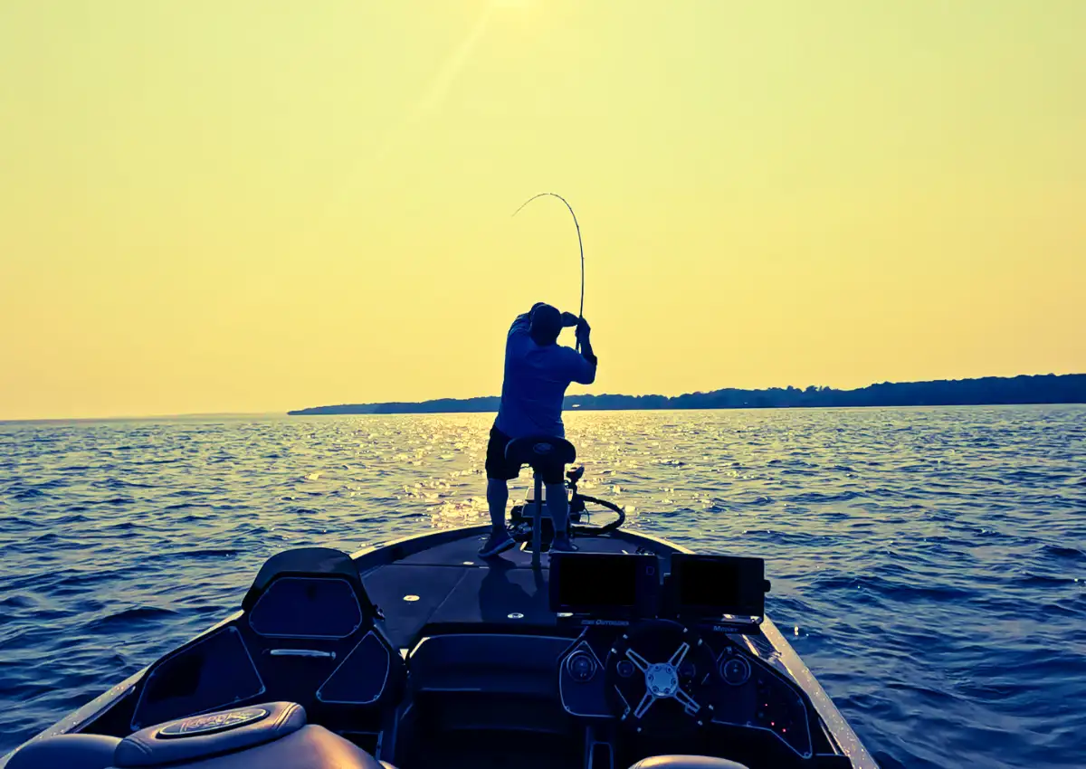 swimbait fishing for smallmouth bass cast to catch