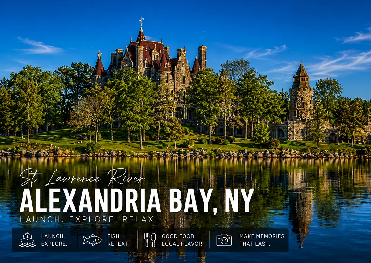 Boldt Castle on the St. Lawrence River near Alexandria Bay, New York