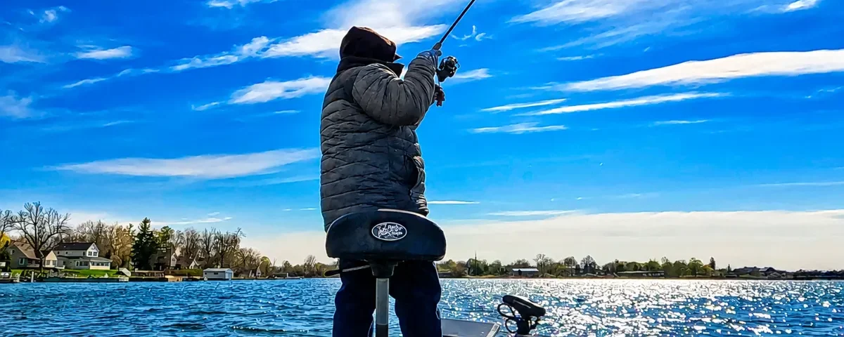 Smallmouth bass followed by other bass after being hooked